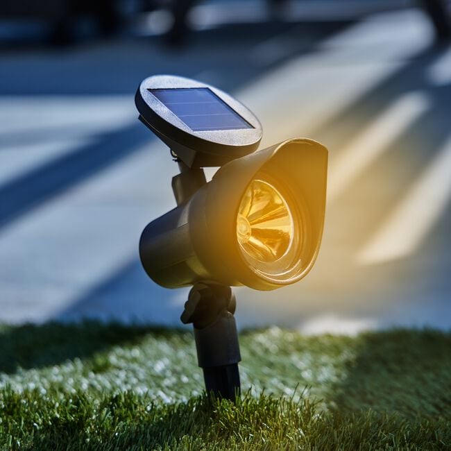 LED Solar Spot Stake Light