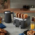 RUSSELL HOBBS BRONTE BLACK 4 Slice Toaster