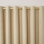 BLACKOUT & THERMAL CORDUROY NATURAL 66x54 Curtain