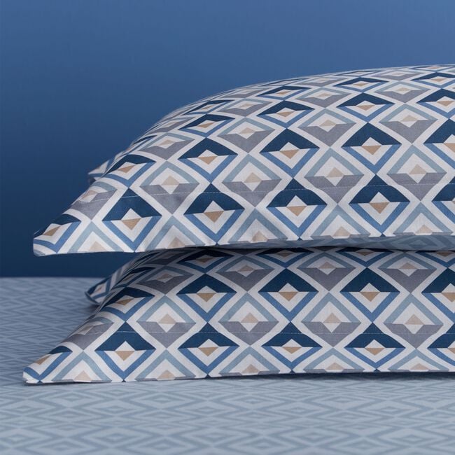 Jenkins Blue Oxford Pillowcase Pair