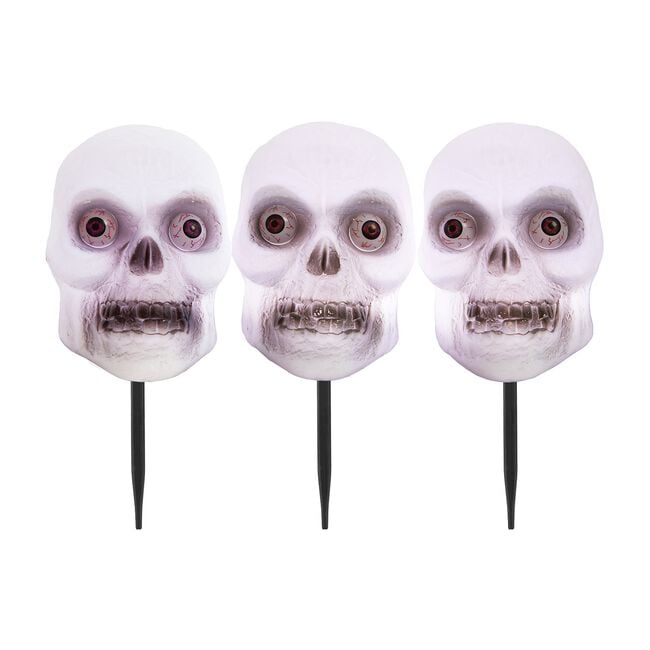 3 LED Flashing Skeleton Path Light Garden Lights