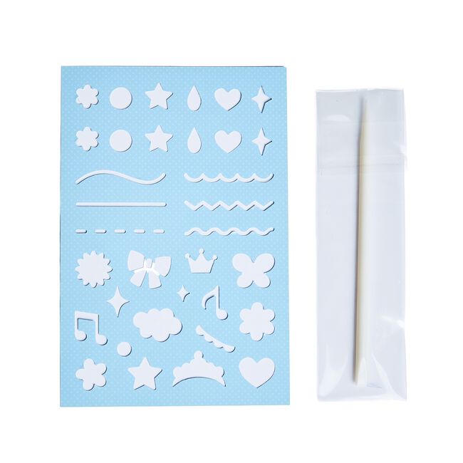 Scratch Magic & Stencil Set