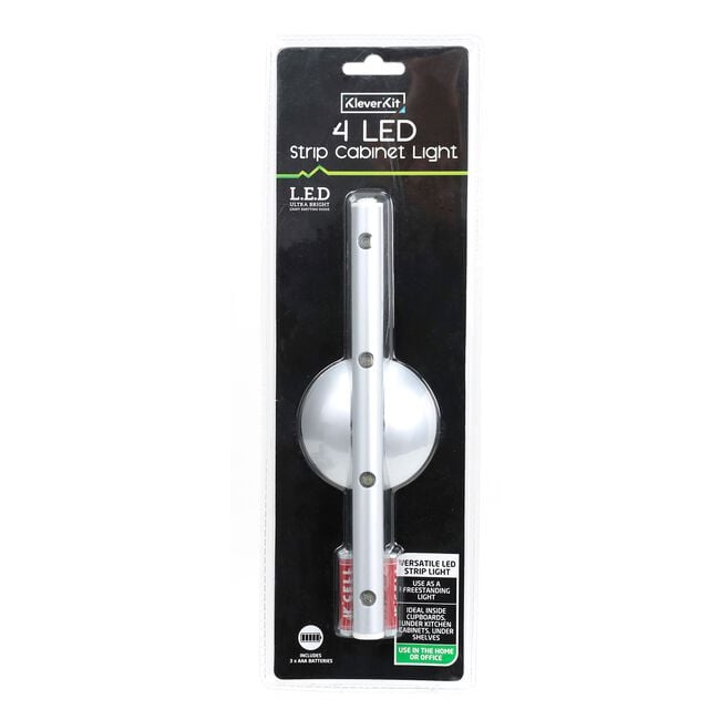 Kleverkit 4 Battery LED Strip Cabinet Light