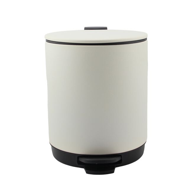 COLOUR STUDIO 5L BATHROOM Bin Cream