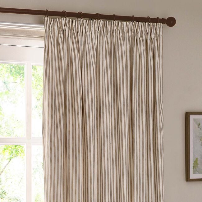YARD PENCIL PLEAT HEBDEN NATURAL 90x90 Curtain