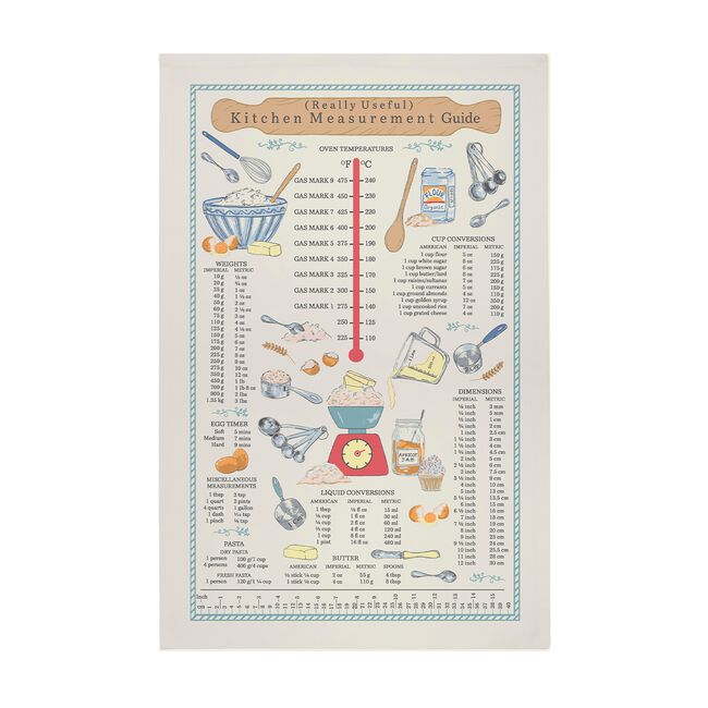Ulster Weavers Kitchen Measurements Tea Towel