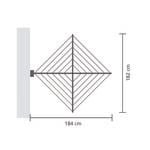 Brabantia Wallfix Wall Mounted Dryer 24m