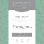 Nicole Day Scented Eucalyptus Pillow Protector 2Pk