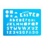 Easter Card Giant Stencil Craft Set