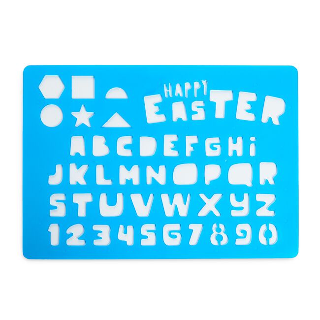 Easter Card Giant Stencil Craft Set