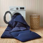 COVERLESS WAFFLE NAVY SINGLE 10.5TOG Duvet