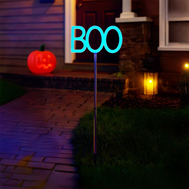 Neon Boo Stake Garden Stake Light