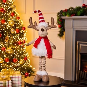 Christmas Moose With Extending Legs