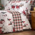 Christmas Scene Bedspread 200cm x 220cm