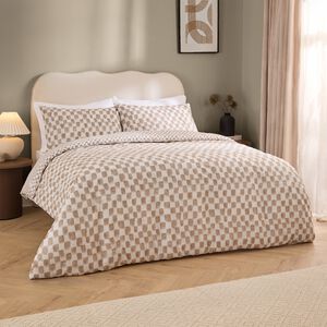 HOEM SINGLE DUVET COVER Nyhavn Tobacco