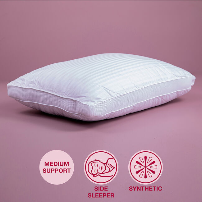Bonne Nuit Cotton Stripe Pillow