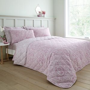 Fallon Bedspread 200cm x 220cm - Raspberry