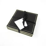 Reversible Leather Plain Coasters - Choc & Cream