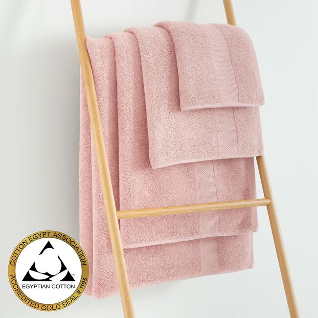 EGYPTIAN COTTON BLUSH Bath Sheet