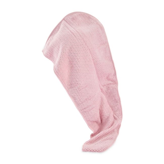 NICOLE DAY WAFFLE PINK Hair Turban