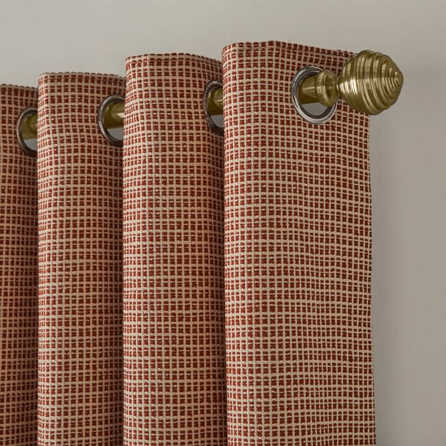 BOXWEAVE RUST 90x90 Curtain 