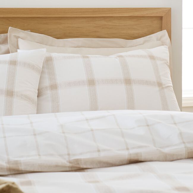 BIANCA SINGLE DUVET COVER Oxton Check