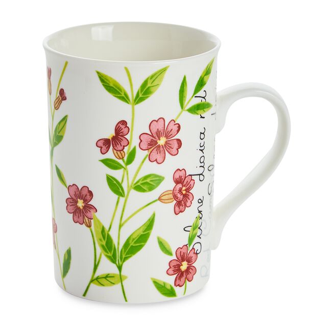 Vintage Botanical Bone China Mug