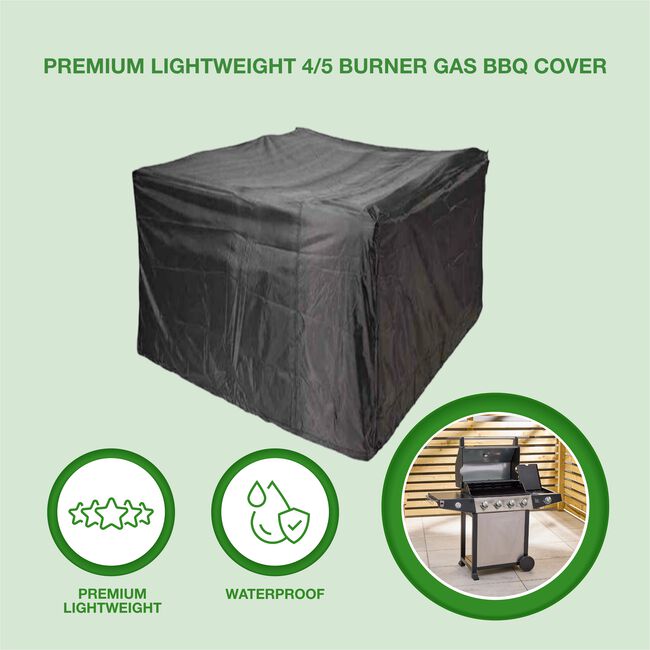 Premium Lightweight 4/5 Burner Gas BBQ Cover