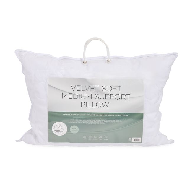 Velvet Soft Medium Support Pillow