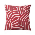 OVERLAP GEO RED 45x45 Cushion