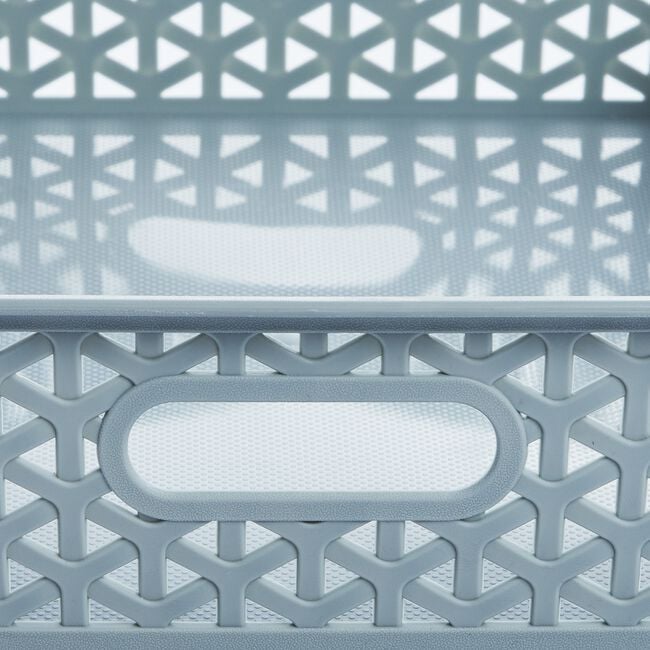 Geometric Basket 6.5L - Mint