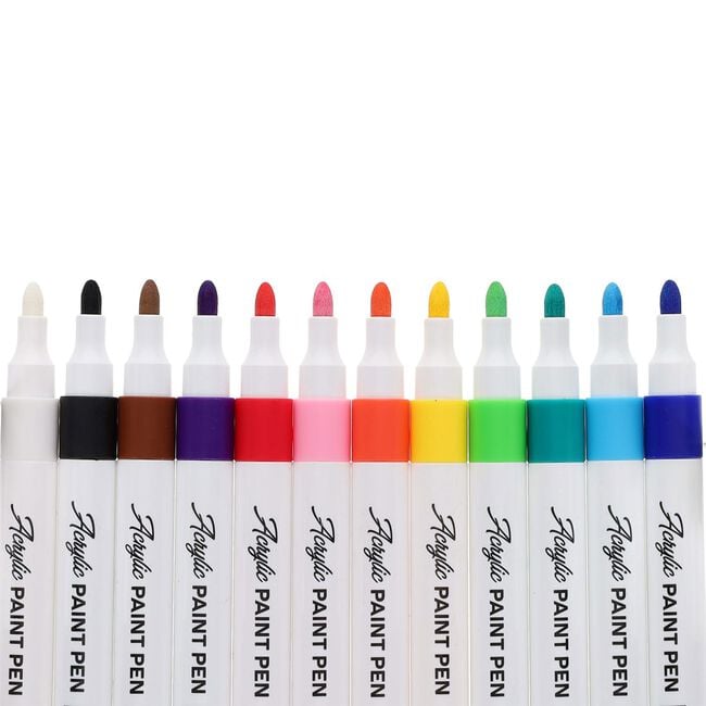 Icon Acrylic Paint Pens 12 Pack