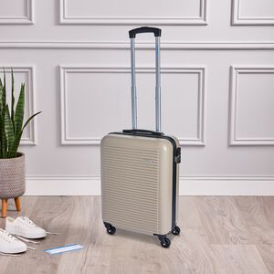 Cabin Bag Lightweight Luggage - Champagne