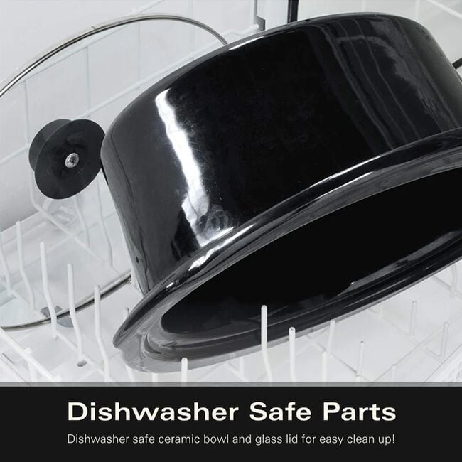 Hamilton Beach 6.5L Digital Black Slow Cooker 