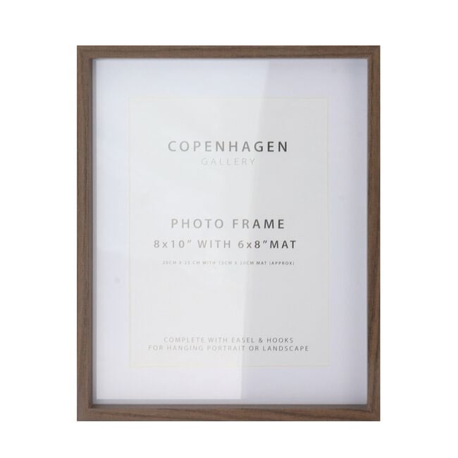 A3 COPENHAGEN WALNUT Photo Frame