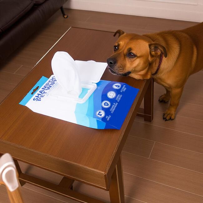 Pet Shampoo Wipes - 40 Pack