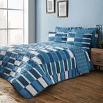 Billy Bedspread 200cm x 220cm - Blue
