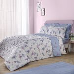 Wisteria Heather Bedspread 200cm x 220cm - Lilac