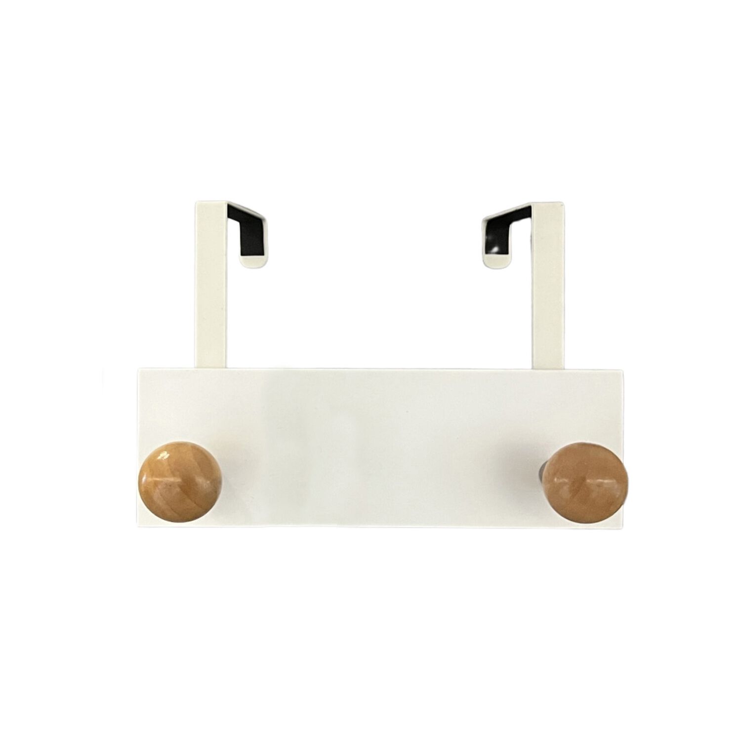 Over Door 2 Hook Wooden Hanger Home Store + More