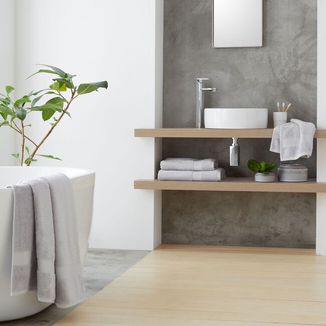 EGYPTIAN COTTON DOVE GREY Bath Towel