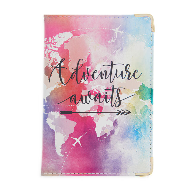 Adventure Awaits Passport Cover