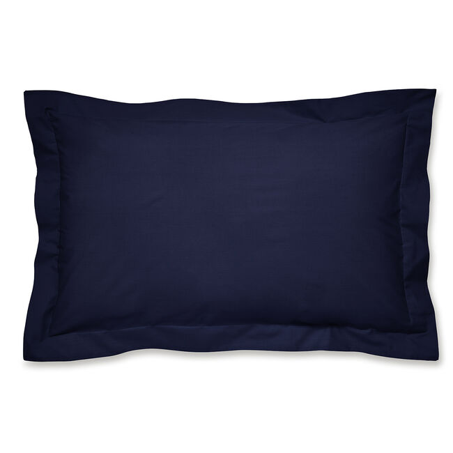 Luxury Percale Oxford Pillowcase Pair Navy Home Store + More