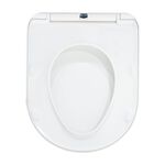 White Wrap Over Soft Close Toilet Seat