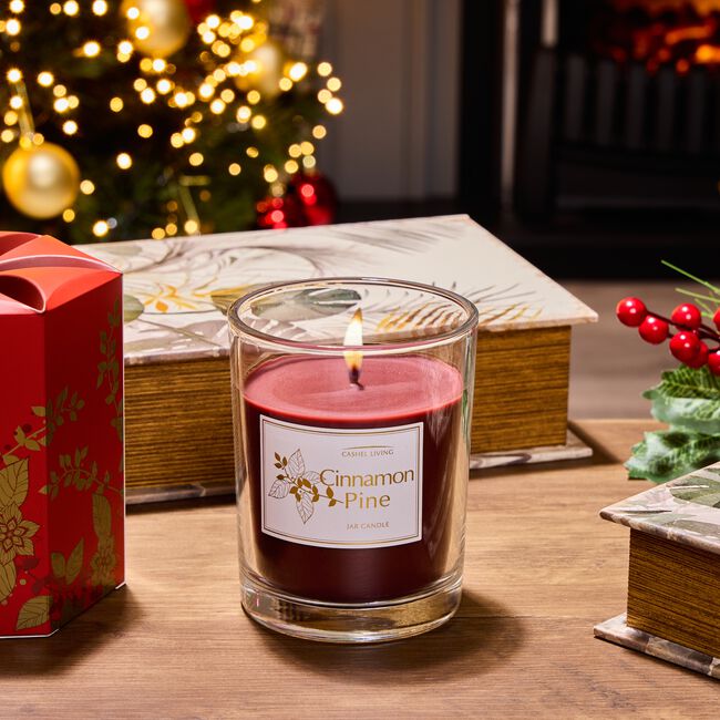Cashel Living Cinnamon Pine Candle Jar
