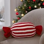 Candy Shaped Christmas Cushion