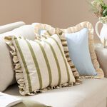 WYLDER EFFIE SKY BLUE / VINTAGE CREAM 45x45 Cushion
