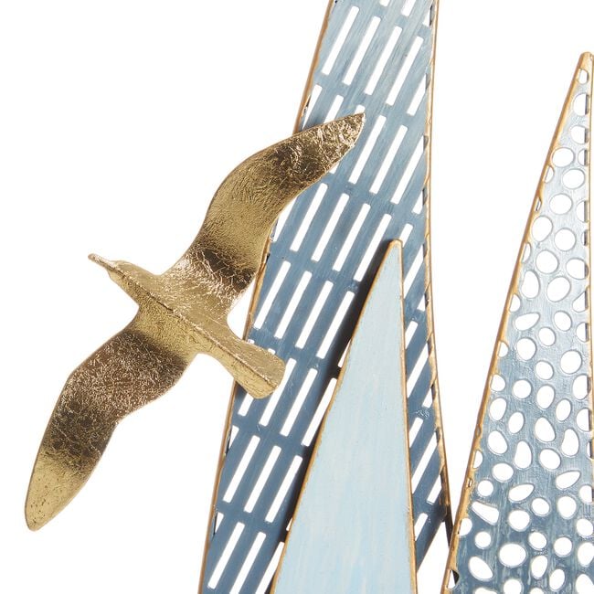 Sail Boat Metal Wall Art 31.1cm x 89.5cm