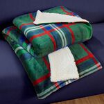 Ruane Tartan Sherpa Throw 127cm by 152cm