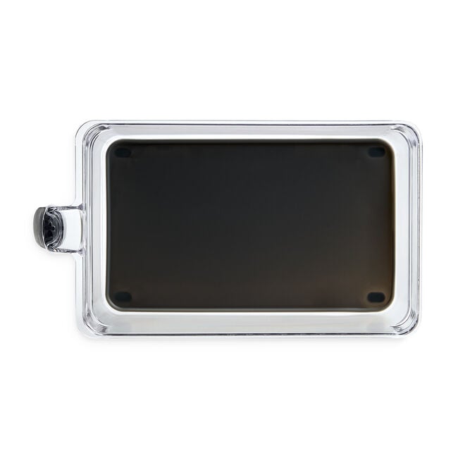 Clear Handled Storage Basket Medium