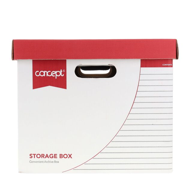 Concept Archive Storage Box - Red